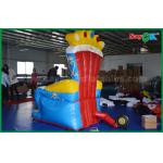 Blue And Red PVC Custom Advertising Inflatables Throne / Sofa For Prop