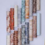 Moisture-Proof 3D Brick Wallpaper for Home Decor Vinyl Wall Sticker Household Decoration for sale