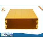Golden Anodized Aluminum Extrusion Processing Electronic Enclosure for sale