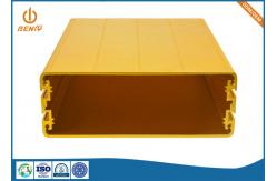 China Golden Anodized Aluminum Extrusion Processing Electronic Enclosure supplier