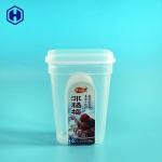 Hot Filling Square Plastic Food Containers Leakage Proof Microwavable for sale