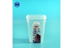 China Hot Filling Square Plastic Food Containers Leakage Proof Microwavable supplier