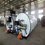 White Bitumen Machine Hot Exhaust Heating / Inner Thermal Oil Coils Heating for sale
