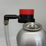 Universal Tire Inflator Valve for Rental Car Companies with Adaptable Design