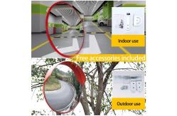 China PC ABS Outdoor Convex Traffic Mirror For Intersection / Parking Lots supplier
