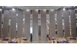 China Classroom Sound Proof Partitions , Aluminium Frame Sliding Folding Wall Dividers supplier