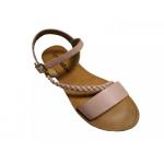 Women TPR Outsole Pu Strap Footbed Slide Sandals for sale