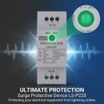 Network Electrical Surge Protector SPD 48V 60V 5kA 10kA Type 2 3 SPD for sale