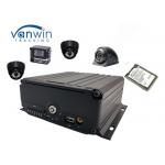 4G 3G H265 GPS 4CH 1080P HDD SSD Mobile DVR with Intercom For Buses