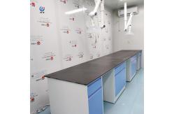 China Modern Lab Workstation Bench Wall Mounted Island Countertop For Testing supplier
