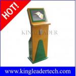 Interactive touchscreen kiosk with SAW touchscreen and space-saving design TSK8018 for sale
