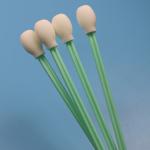 Lint Free 180mm Extra Long Handle Circular Sponge Detailing Swab Printer Cleaning Foam Swab for sale