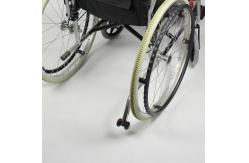 China Multifunctional Aluminum Manual Wheelchair Easily Portable Flip Up Armrest supplier