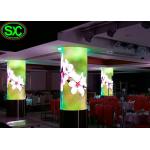 Indoor P4 Fixed Advertising LED Screens Curved LED Display Cylindrical Screens