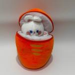 Customizable Cute Stuffed Plush Toys With Zippers Carrots-shaped rabbits for sale