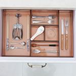 10x10 Clear Kitchen Drawer Organizer Plastic Storage Organizer For Cabinet for sale