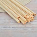 15cm Biodegradable Reusable Bamboo Drinking Straws Bubble Tea Juice