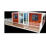 Multi-Person Living Accommodated 40ft Assembled Living Dwellings with Corrugated Metal Roofing for sale