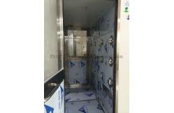 China High Speed Clean Air Shower Unit Single  / Double Door Intelligent Automatic Blowing supplier