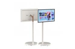 China 32 Inch Moveable Smart TV Screen With Rotating Stand Android Operating System supplier