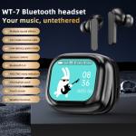 New Full In Touch Screen Headphone ANC WT-7 Bluetooth5.4 Wireless InEar ENC Earbuds With Mic for sale