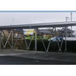 China 1.6KN/㎡ Solar Carport Structures Flat Ground for sale