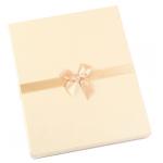 AI Rigid Cardboard Gift Boxes Ivory Luxury Paper Box for sale