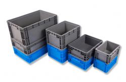 China HDPE Heavy Duty Equipment Euro Stacking Containers Plastic Turnover Box supplier