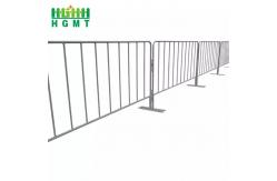 China Practical Tube Feet Metal Crowd Control Barriers For Security supplier