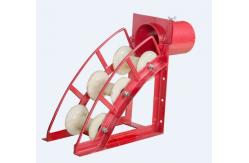 China Red B Series Underground Cable Tools Cable Pulling Pulley Block Guide Roller supplier