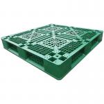 Double Face Green Plastic Pallet Heavy Duty Alkali Resistance for sale