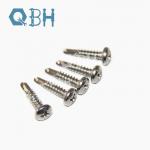 Plain Phillips Stainless Steel Self Drilling Screw Cross Recessed Pan Head M10