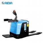 CE Certified Stand On Electric Pallet Jack , Lithium Electric Hydraulic Pallet Jack