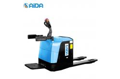 China CE Certified Stand On Electric Pallet Jack , Lithium Electric Hydraulic Pallet Jack supplier