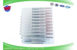 China Custom Length EDM Threading Electrodes M6 Tungsten Copper With 1 Mm Dia Hole supplier