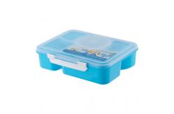 China 1170ml Reusable Plastic Lunch Containers With Soup Water Cups supplier