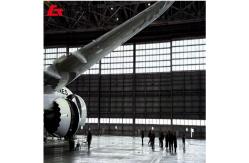China Efficient Prefabricated Large-span Space H-shaped Steel Structure Hangar Building supplier