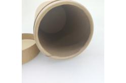China Biodegradable Full Kraft Paper Tubes Embossing Logo For Tea / Dried Food supplier