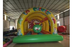 China Kids inflatable bounce house with caterpillar inside hot arch modeling inflatable jump house supplier