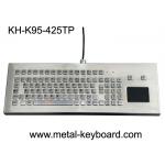 USB/PS2 Interface Metal Computer Keyboard Stainless Steel Kiosk Touchpad Avilable for sale