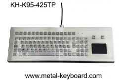 China USB/PS2 Interface Metal Computer Keyboard Stainless Steel Kiosk Touchpad Avilable supplier