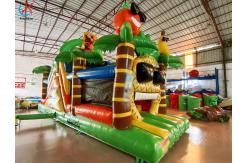 China New Fun Inflatable Pineapple Theme Bouncy Castle Jungle Bounce House for Kids supplier