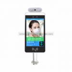 Kiosk 8 WIFI Face Recognition Infrared Thermometer for sale