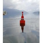 Visibility Yellow/Red/Green Polyethylene Buoy With Solar Power Lantern for sale