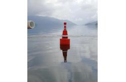 China Visibility Yellow/Red/Green Polyethylene Buoy With Solar Power Lantern supplier