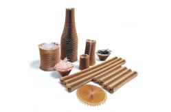 China Recyclable Custom Cushioned Honeycomb Wrap Paper Kraft Paper Packing Sleeve supplier