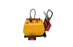 China Yellow Mobile Foam Unit Cart Foam Proportioning 130L Foam Tank supplier