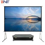 Outdoor Fast Fold Projection Screen 100 Inch For Exhibition / Banquet / Concert for sale