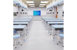 China Waterproof Physics Lab Table , Anti Alkali Lab Working Table For Experiment supplier
