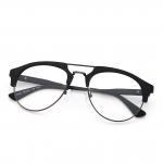 Temple Adjustable Imitation Wood Acetate Optical Glasses MR 15144 for sale